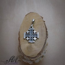 Сребърен йерусалимски кръст P-1234